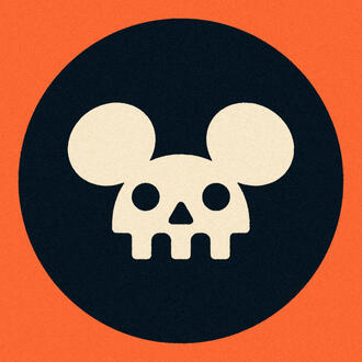 MouseSkull Avatar a skull with mouse ears in a minimalist style